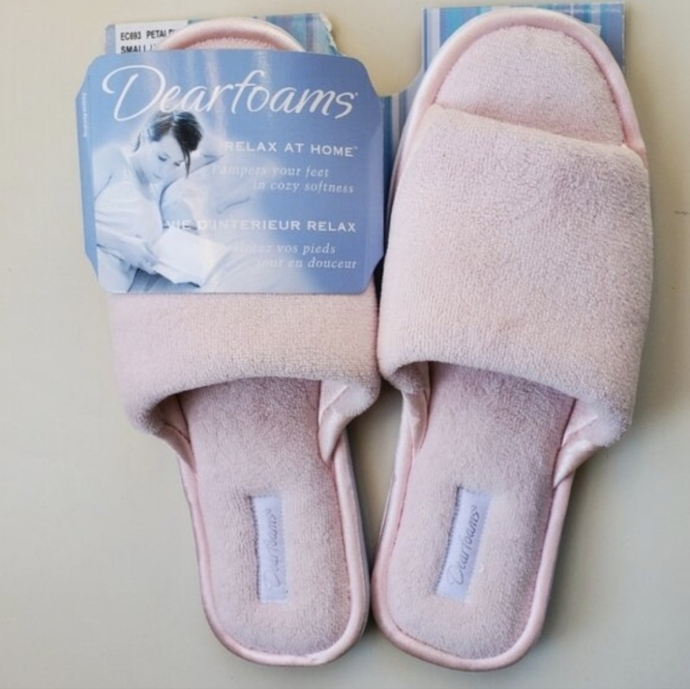 Dearfoams Pink Slippers